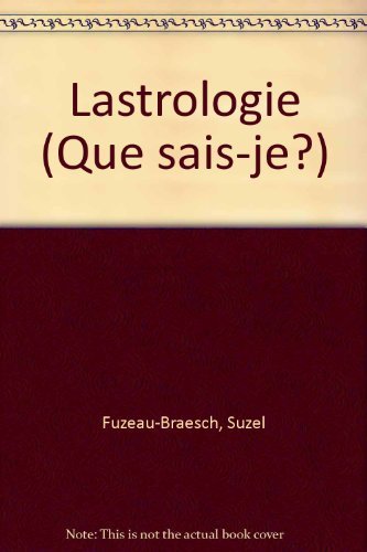 L'astrologie 9782130426103