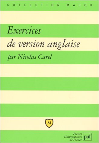 Exercices de version anglaise 9782130495918