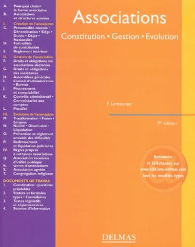 Associations : Constitution - Gestion - Evolution 9782247047222