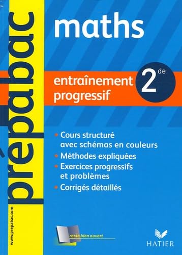 Mathématiques 2e: Entraînement progressif 9782218751554