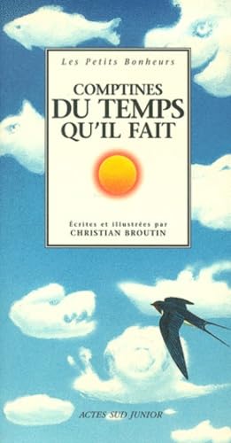 Comptines du temps qu'il fait 9782742729432