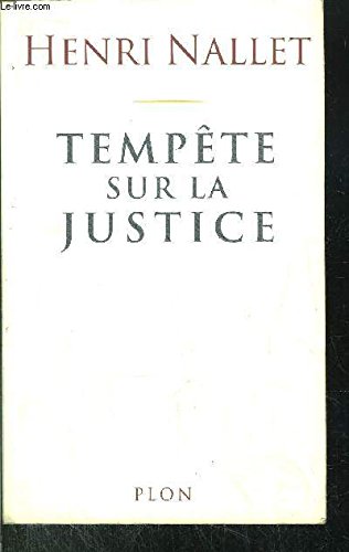 Tempête sur la justice 9782259025348