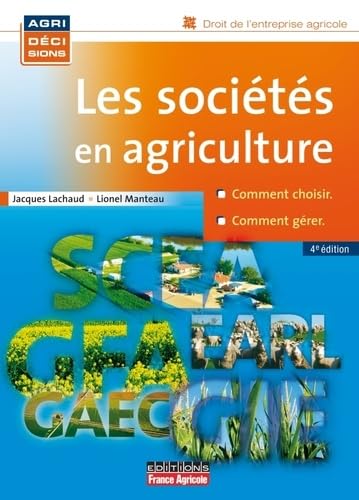 LES SOCIETES EN AGRICULTURE 4ED 9782855572185