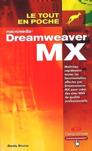 Dreamweaver MX 9782744014628