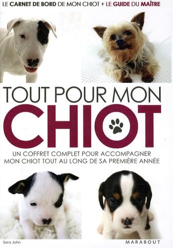 Tout pour mon chiot: Coffret en 2 volumes, Le carnet de bord de mon chiot ; Le guide du maître 9782501059275