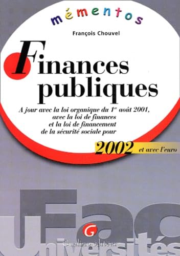 Mémento de finances publiques 2002 et en euros-3° éd. 9782842004194