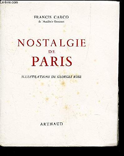 NOSTALGIE DE PARIS 