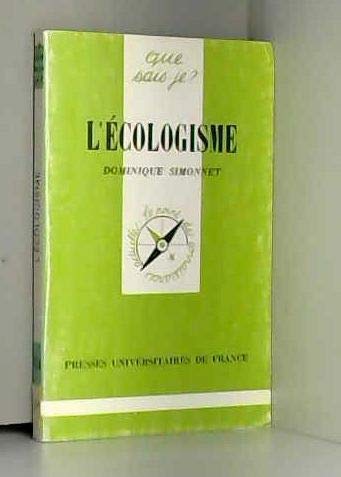 L'écologisme 9782130442868