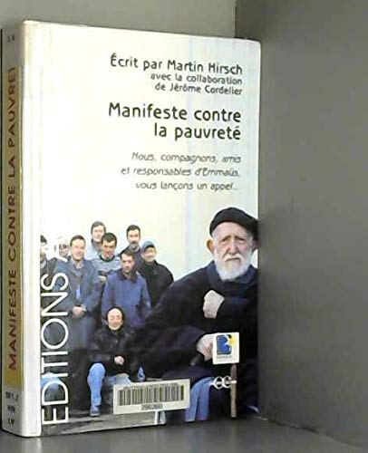 Le Manifeste contre la pauvreté (en gros caractères) 9782846661928