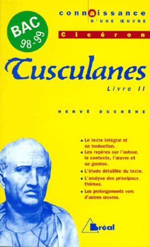 Tusculanes, de Cicéron 9782842911638