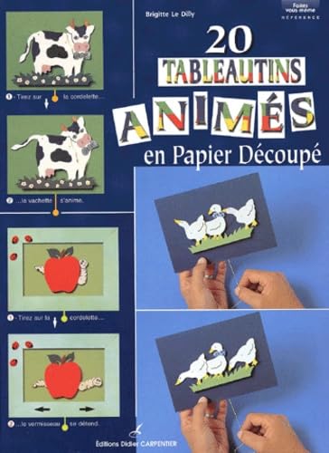 20 tableautins animés en papier découpé 9782841671656