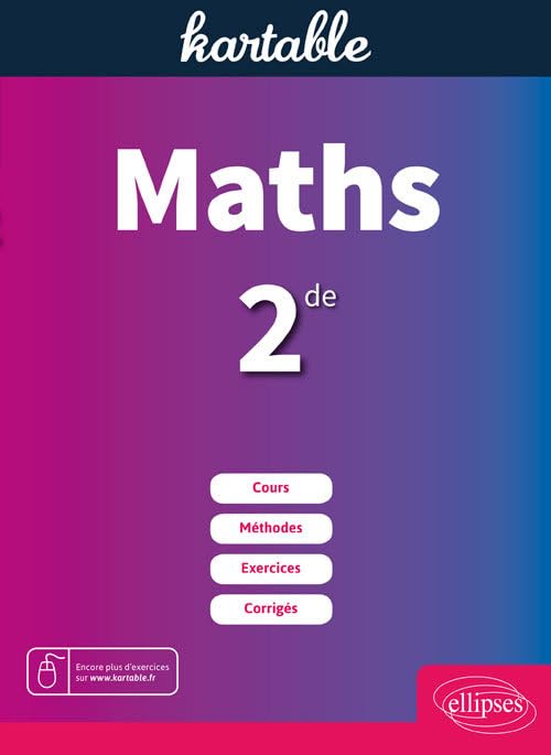 Maths 2de 9782340018501