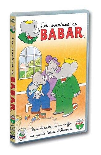 Les Aventures de Babar-6-Deux rhinocéros et Un couffin + La Grande Histoire d'Alexandre 3309450015532