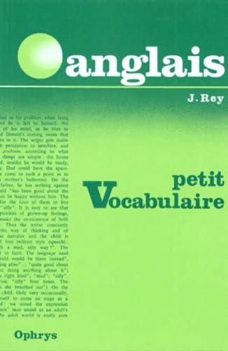 Petit vocabulaire anglais 9782708000285