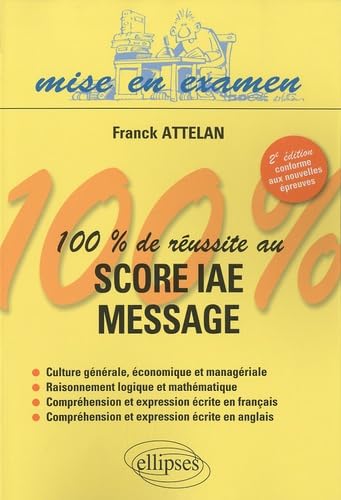 Se préparer au score iae message 9782729852221