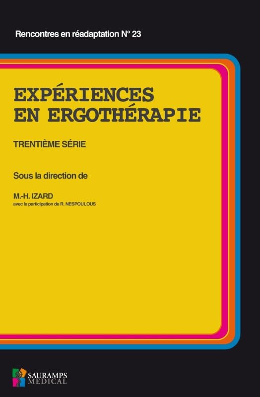 EXPERIENCES EN ERGOTHERAPIE 30E SERIE 9791030301328