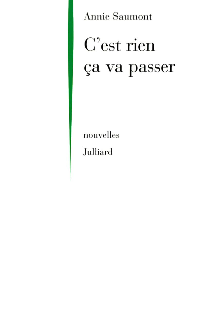 C'est rien ça va passer 9782260015901