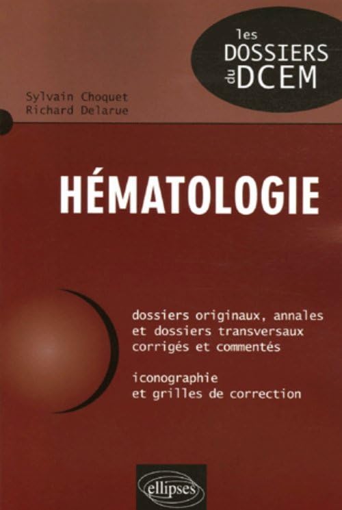 Hématologie 9782729821609