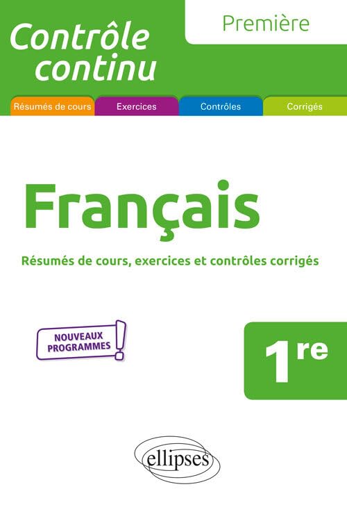 Français - Première - nouveaux programmes 9782340031531