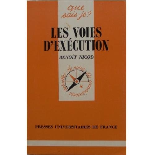 Les Voies d'exécution 9782130424857