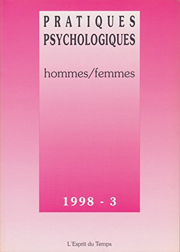 Pratiques psycho : Hommes, femmes 9782913062016