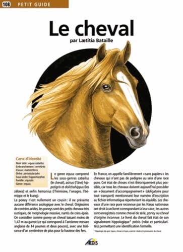 PG108 - Le cheval 9782842591595
