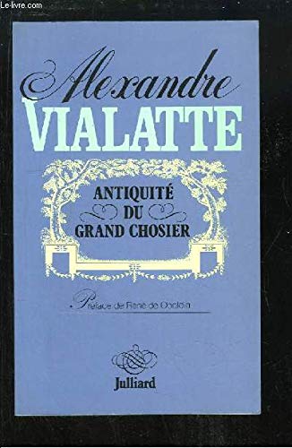 Antiquite grand chosier 9782260003861