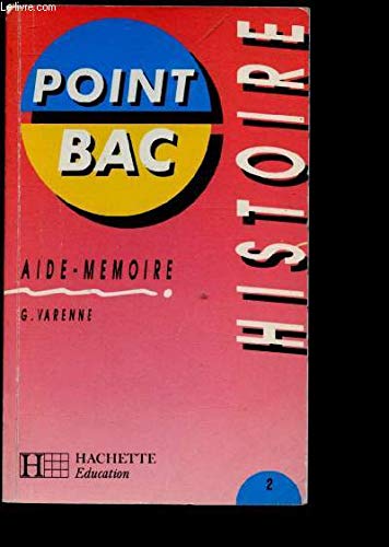 AIDE-MEMOIRE HISTOIRE 9782010152795