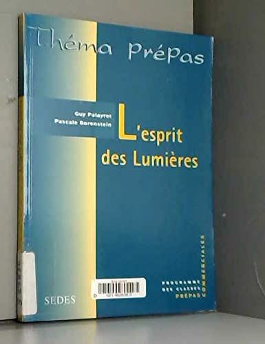L'esprit des Lumières 9782718191690