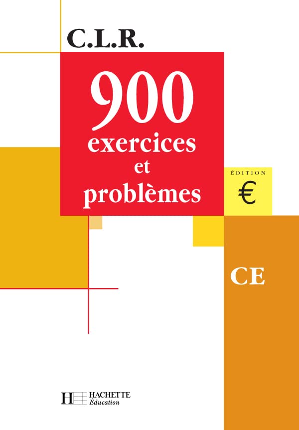 900 problèmes, CE (Livre de l'élève), Euro 9782011162915