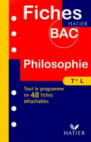 Fiches Bac philosophie, terminale L 9782218722400