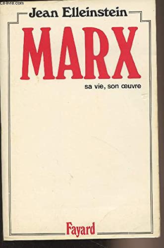 Marx, sa vie, son oeuvre 9782213010588