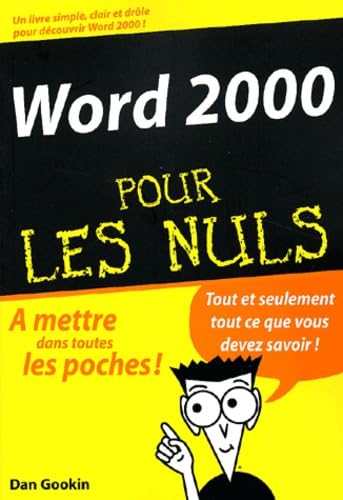 Word 2000 pour les nuls 9782844279651