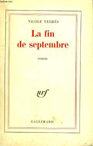 La fin de septembre 9782070264865