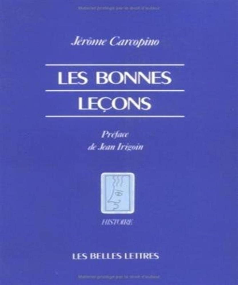 Les Bonnes Leçons 9782251380063