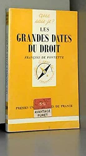 Les Grandes Dates du droit 9782130464525