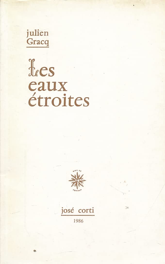 Les Eaux étroites 9782714301727