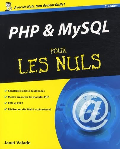 PHP et MySQL 5e Pour les Nuls 9782754019088