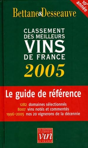 Le Classement 2005 des meilleurs vins de France 9782951685185