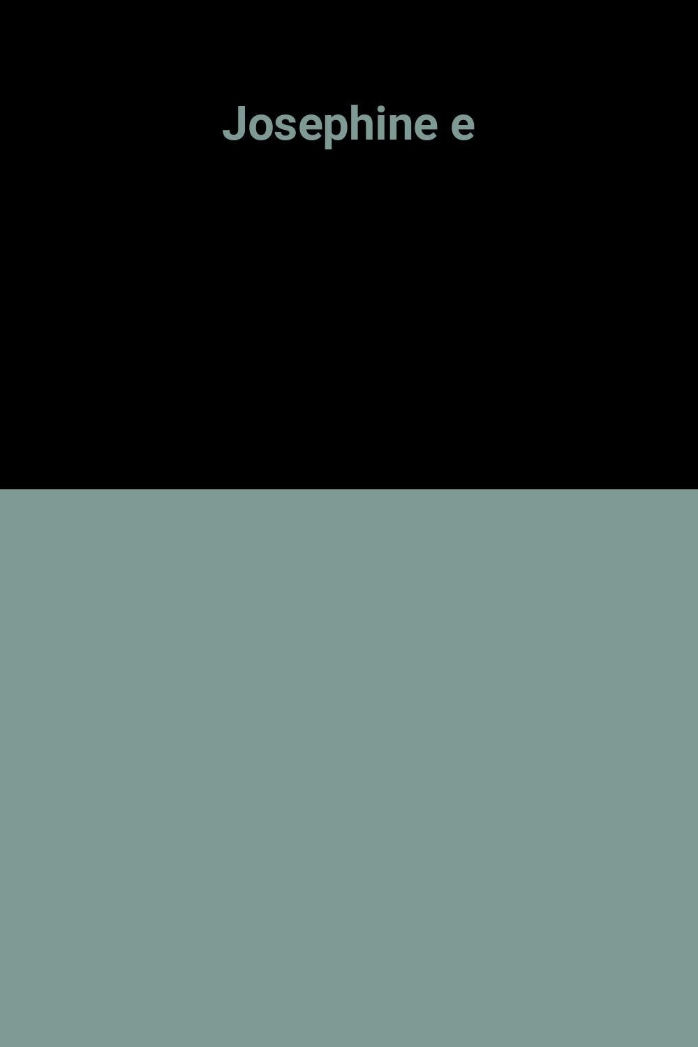 Josephine 9782737270031