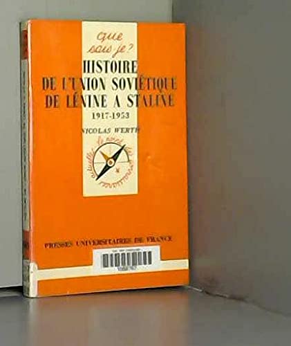 Histoire de l'Union soviétique de Lénine à Staline 9782130469834