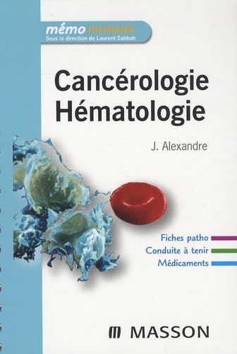 Cancérologie, Hématologie 9782294702662
