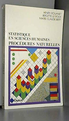 Statistique en sciences humaines: Procédures naturelles 9782040169886