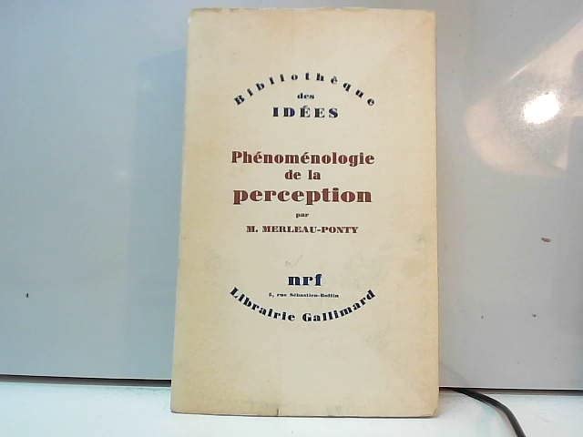 Phénoménologie de la perception 9782070278718