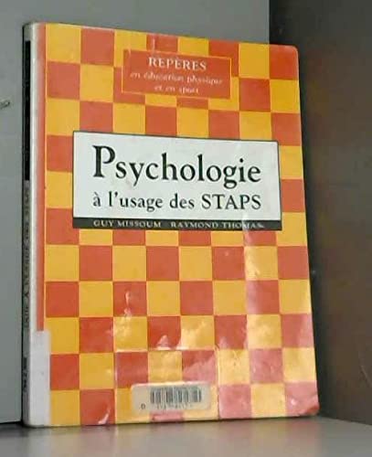 Psychologie, à l'usage des STAPS 9782711413836