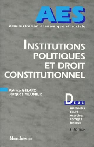 Institutions politiques et droit constitutionnel 9782707611284
