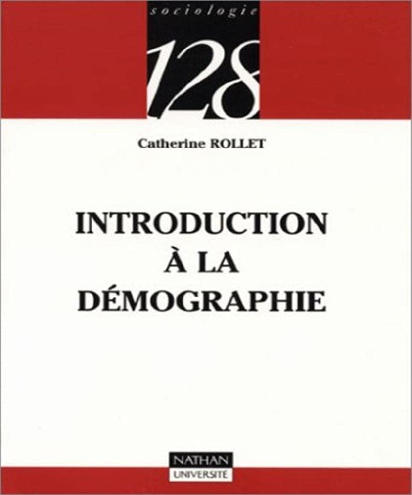 Introduction à la démographie 9782091907451