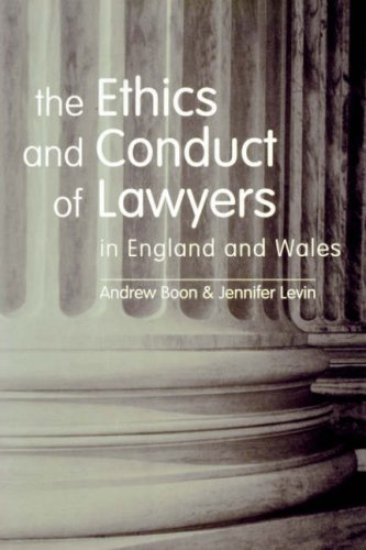 The Ethics and Conduct of Lawyers in England and Wales 9781841130194
