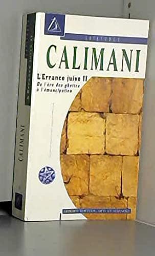 L'Errance Juive Ii 9782863322284