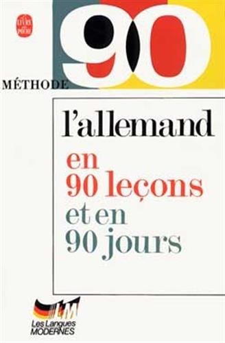 L'allemand en 90 leçons et en 90 jours 9782253004394